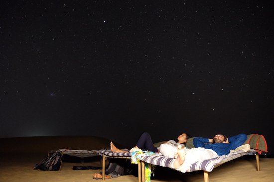 night on dunes
